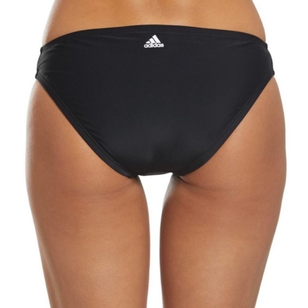 Adidas Swim Hipster Bikini Bottom Size EXTRA-LARGE Black NWT Orig $48